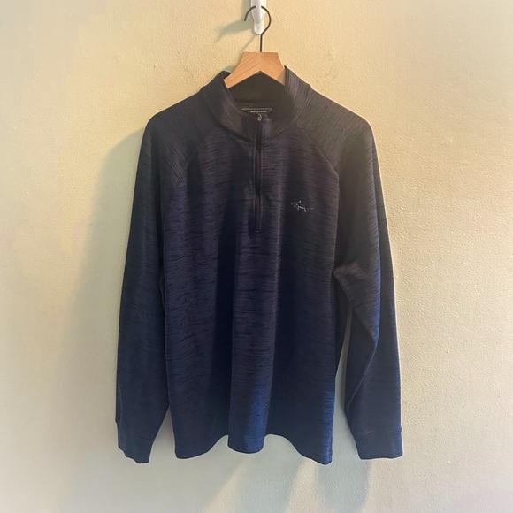 Greg Norman Collection Other - Greg Norman Quarter Zip Pullover Navy Blue Mens Size XL Heathered Sweatshirt